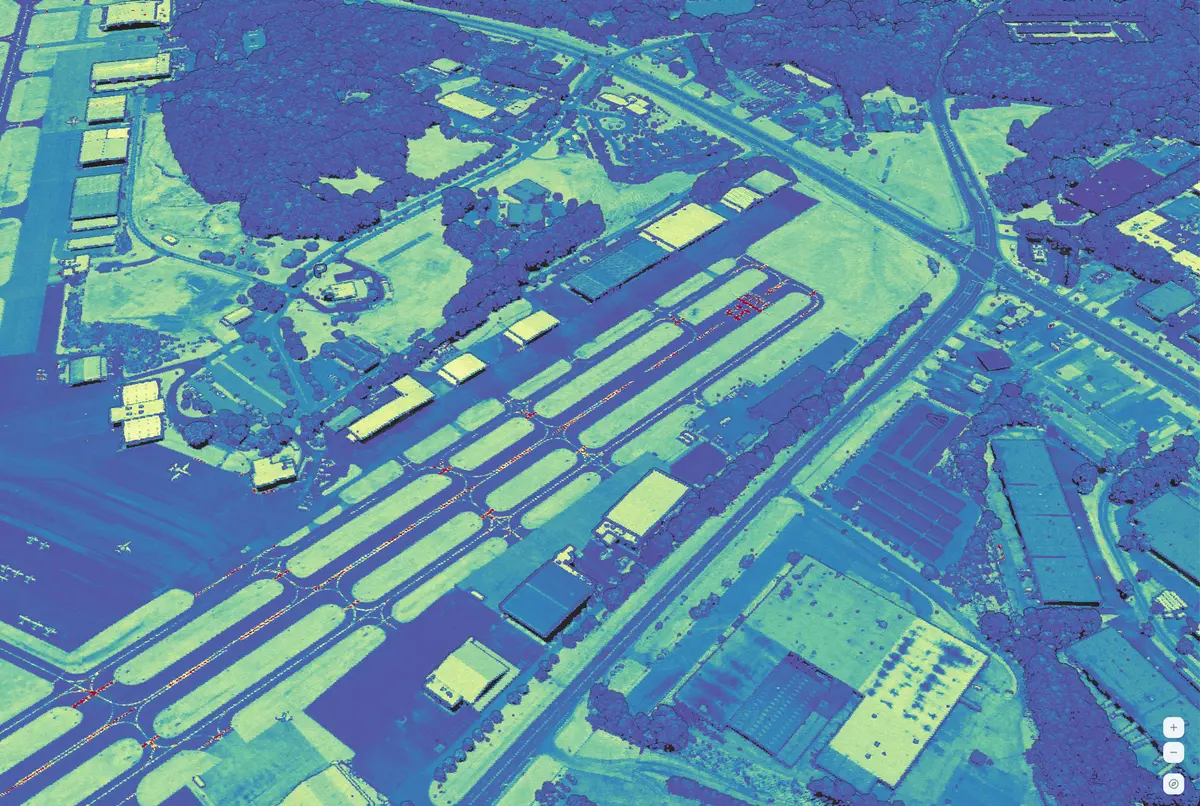 LiDAR point cloud preview in RadiusMapper